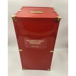 Danbury Mint Shirley Temple Dress up Collection Wardrobe Trunk With Key.
